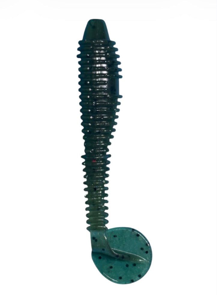 PADDLE TAIL 3.8" pumpkin green