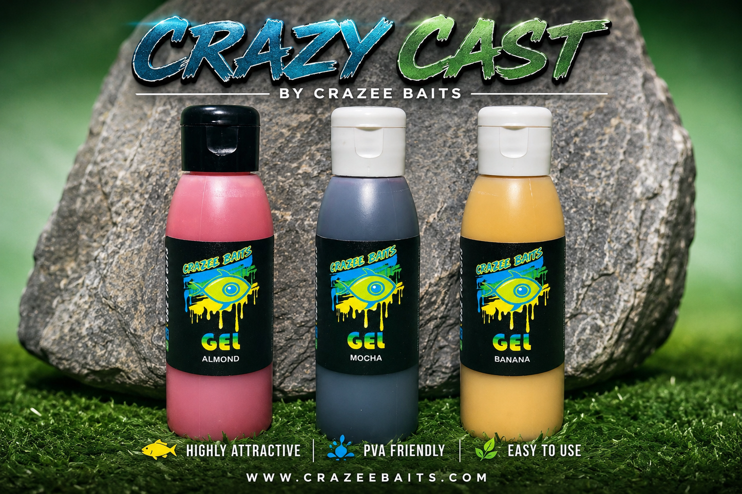 ๐ฃ Crazee Baits Crazy Cast Gel โ Premium Flavour Enhancement Gel
