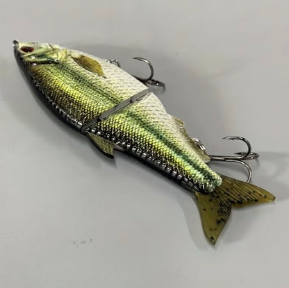 Realistic Bass Shaped Soft Fishing Lure (Swimbait)