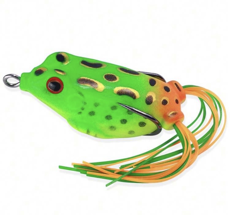 Topwater frog ( Orange tail )