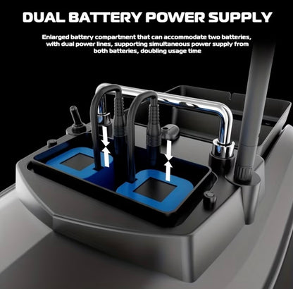 Remote Control Boat (Black Color) with Battery and USB Charger
