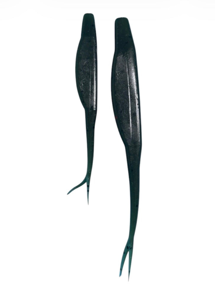 FLUKES 4"& 5" pumpkin green