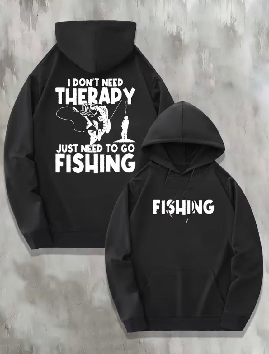 Fishing Therapy Hoodie