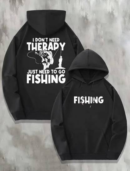 Fishing Therapy Hoodie