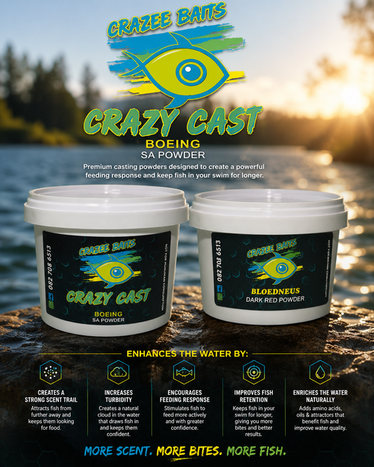 Crazy Cast Boeing SA Powder – Crazee Baits