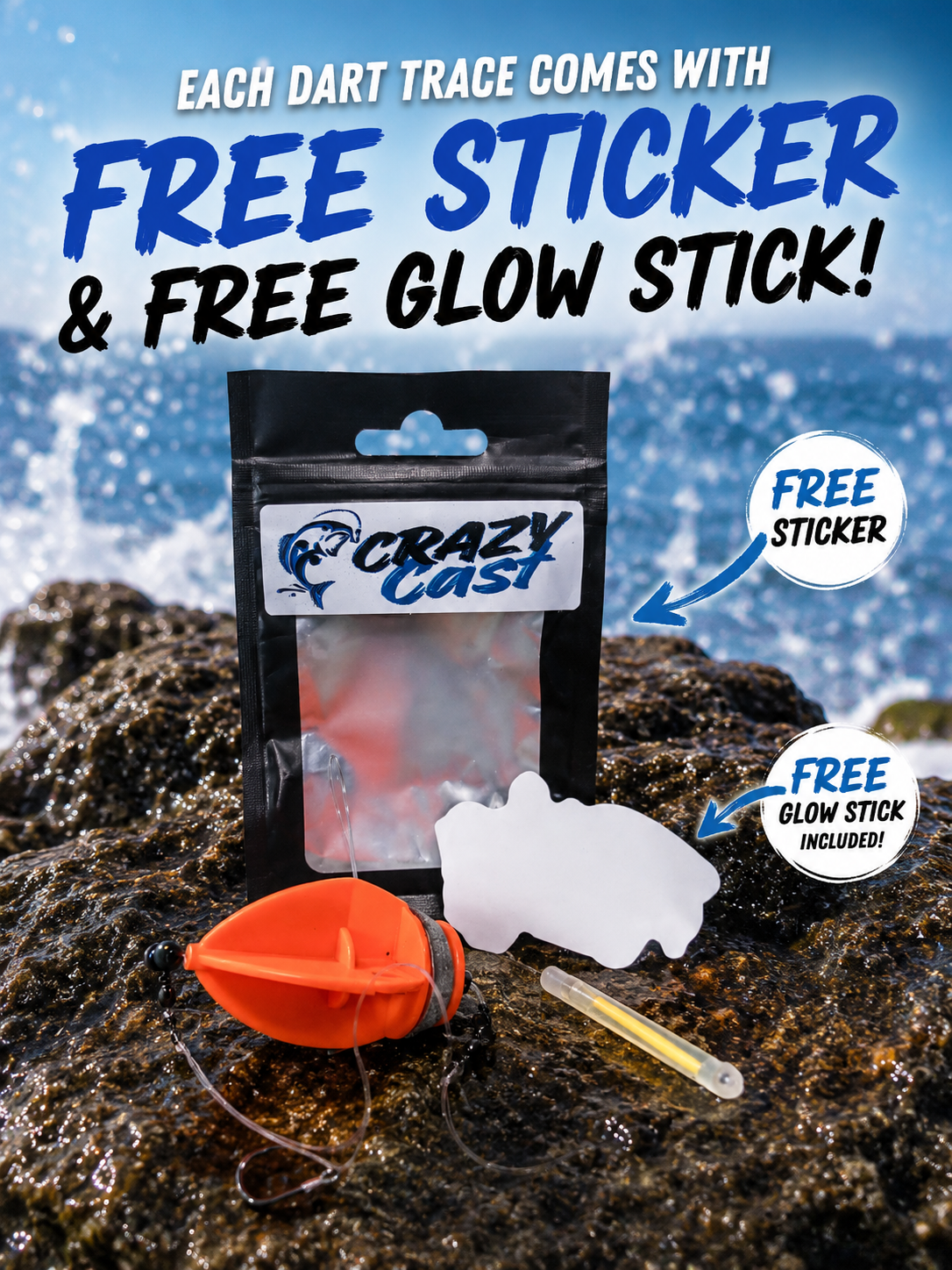 🎣 Crazy Cast Trace Pack – Spring Trace & Dart Trace (Millie Bomb Setup)