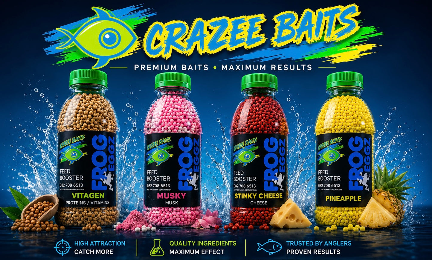 Crazee Baits – Frog Eggz Feed Booster