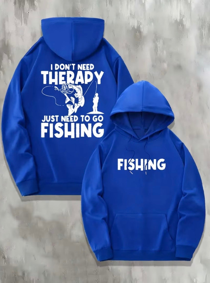 Fishing Therapy Hoodie