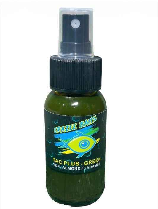 Crazee Baits Tac Plus Green Spray