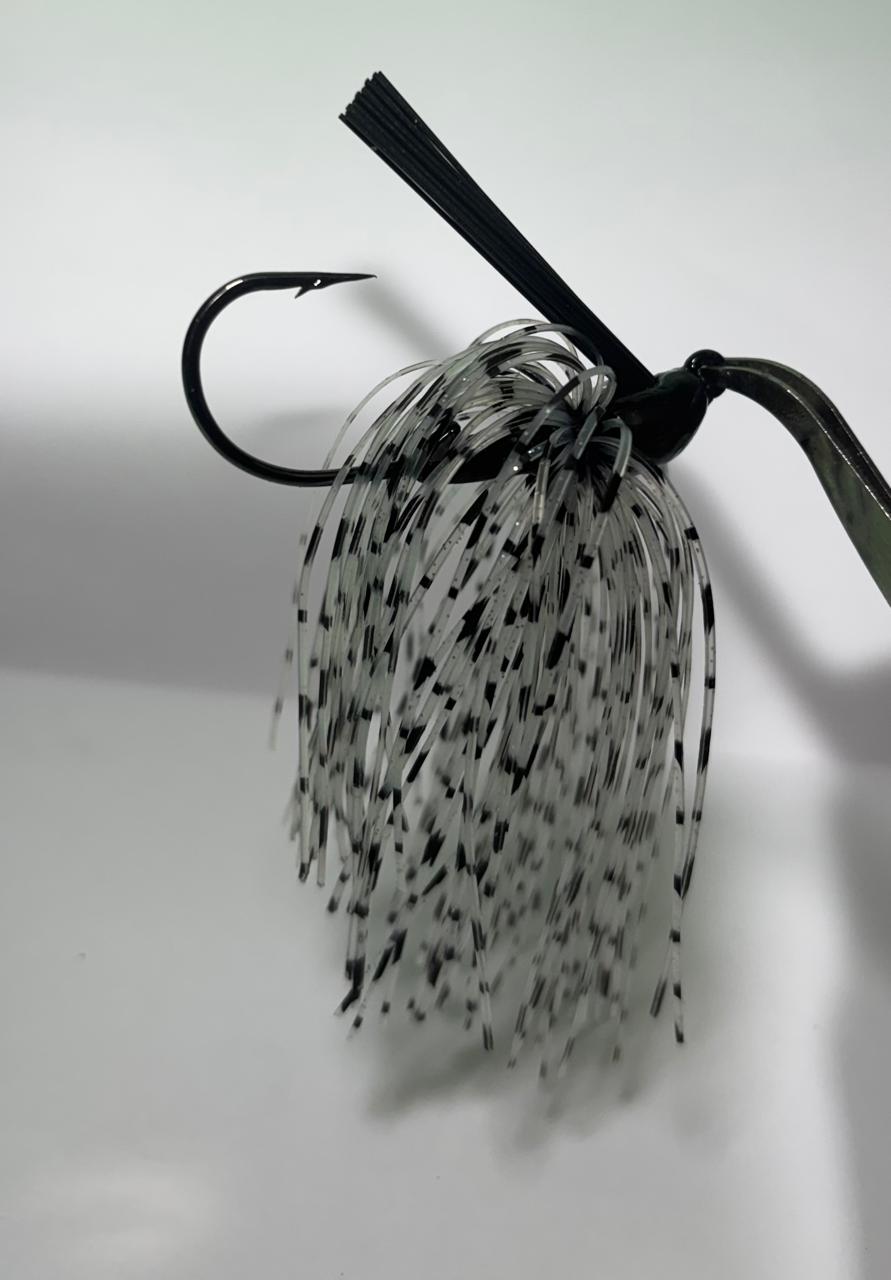 Crazy Cast Silicone Skirt Jig Heads – Bass Fishing Lures (4 Colour Variants)