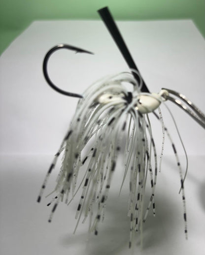Crazy Cast Silicone Skirt Jig Heads – Bass Fishing Lures (4 Colour Variants)