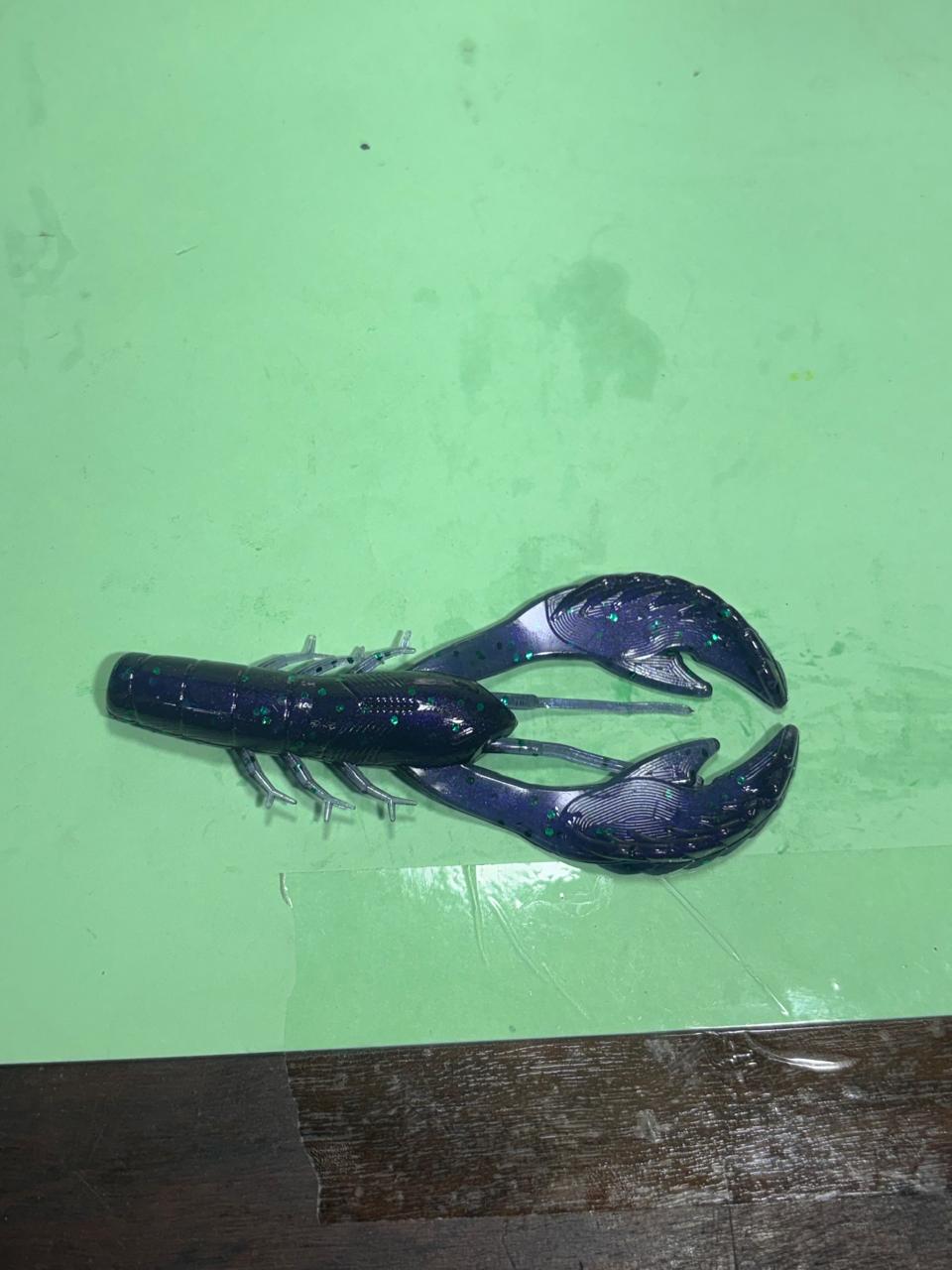 Crazy Cast Creature Craw 90mm Wide Claw – 1 Bait Co. Custom Soft Lure