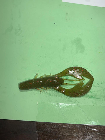 Crazy Cast Creature Craw 90mm Wide Claw – 1 Bait Co. Custom Soft Lure